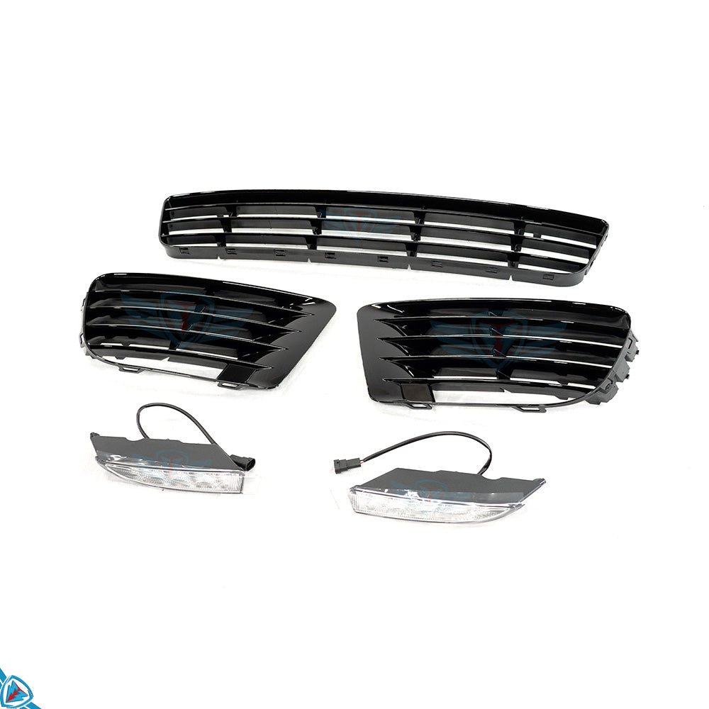 2010-2014 Volkswagen Jetta (MK6) R Style Polypropylene Front Bumper Conversion Kit | E3Tuning