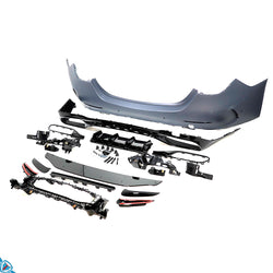 2022-2025 Mercedes-Benz C-Class Pre-Facelift (W206) C63 AMG Style Polypropylene Rear Bumper Conversion Kit | E3Tuning