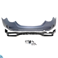 2022-2025 Mercedes-Benz C-Class Pre-Facelift (W206) C63 AMG Style Polypropylene Rear Bumper Conversion Kit | E3Tuning