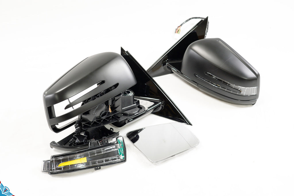 2007-2013 Mercedes-Benz S-Class (W221) S65 Facelift Style Polypropylene Side Mirror Conversion Kit | E3Tuning