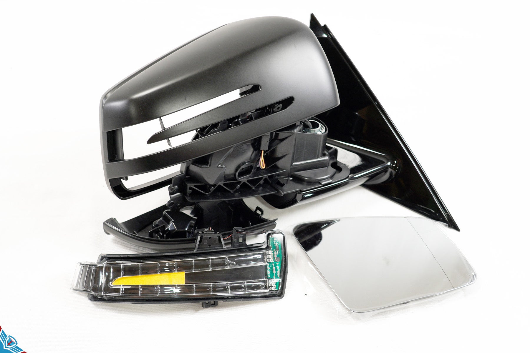 2007-2013 Mercedes-Benz S-Class (W221) S65 Facelift Style Polypropylene Side Mirror Conversion Kit | E3Tuning Secondary image
