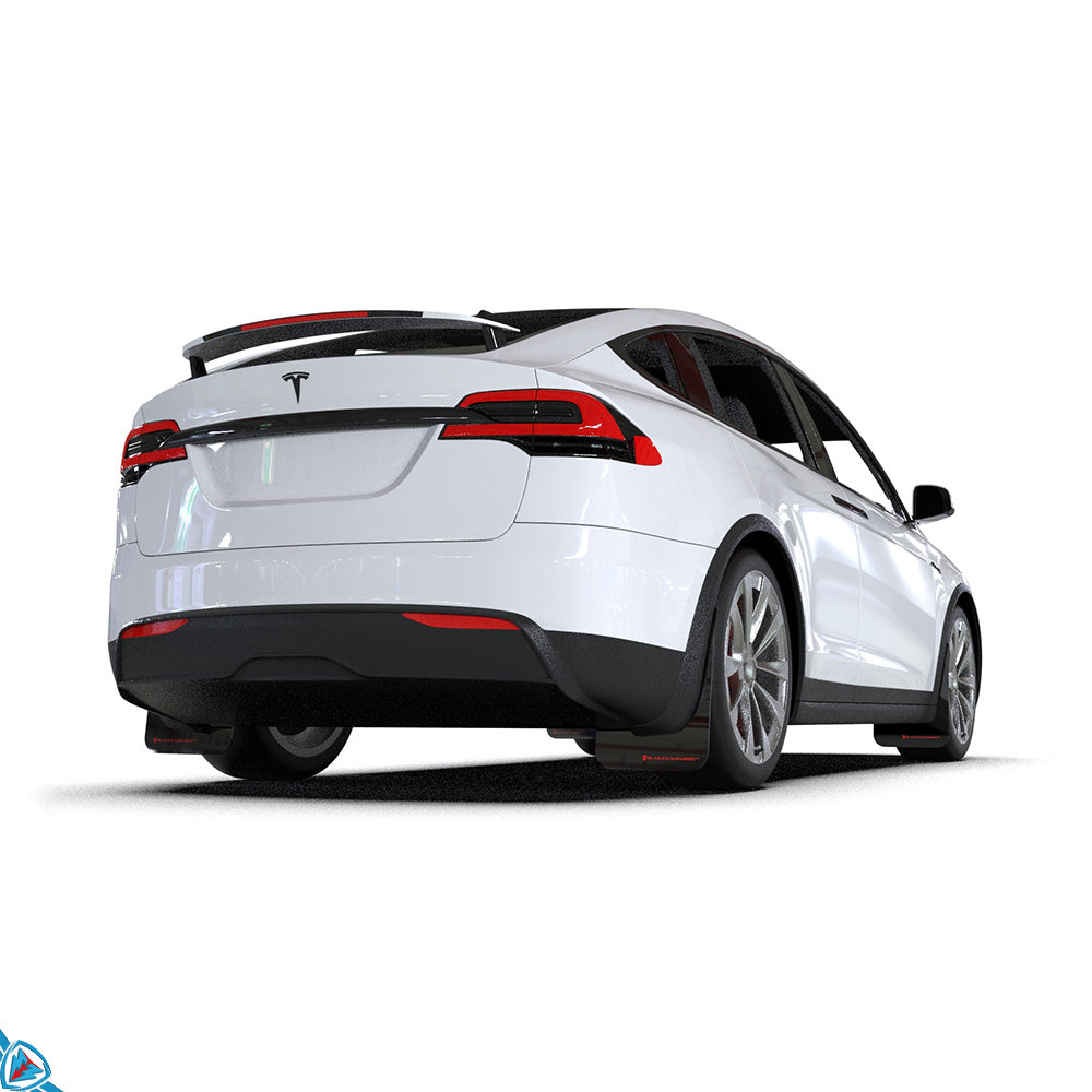 2022-2026 Tesla Model X (Palladium) Polyurethane Mud Flaps | Rally Armor Main image