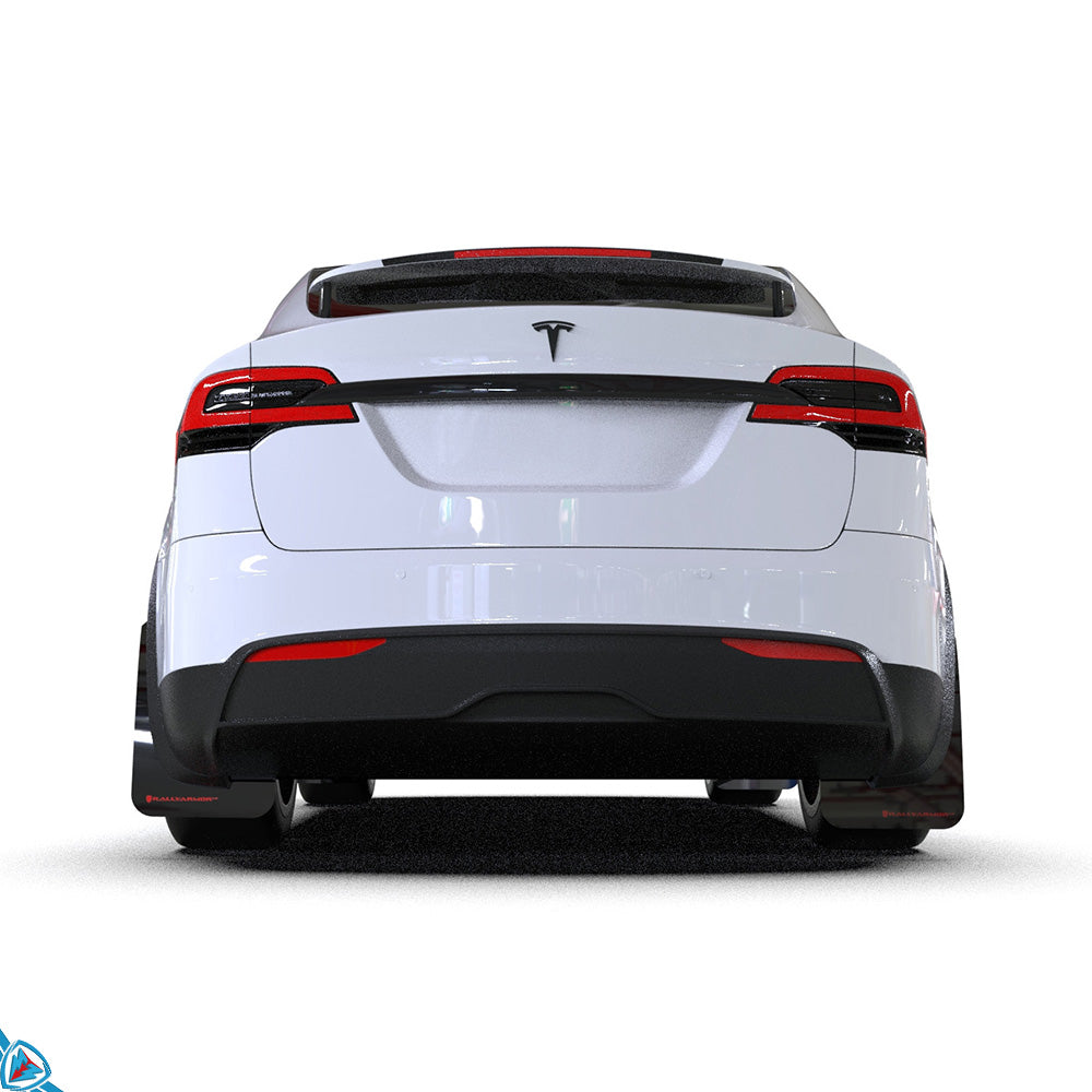 2022-2026 Tesla Model X (Palladium) Polyurethane Mud Flaps | Rally Armor