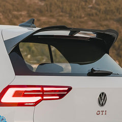 VW Golf R & Golf GTI Clubsport Mk8 EVO-1 Gloss Black Rear Spoiler